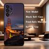 USA Golden Gate Bridge For Samsung Galaxy A53,31,52,72,41,22,73,32,71,Note,J7,8,9,5G Soft Black Silicone Phone Case