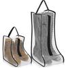 Portable Boots Storage, Tall Boots Storage Short Boots Protector Bag, Shoe Dust Bags,Shoe Sleeves for Travel,Clear Packing Organizers for Men & Women