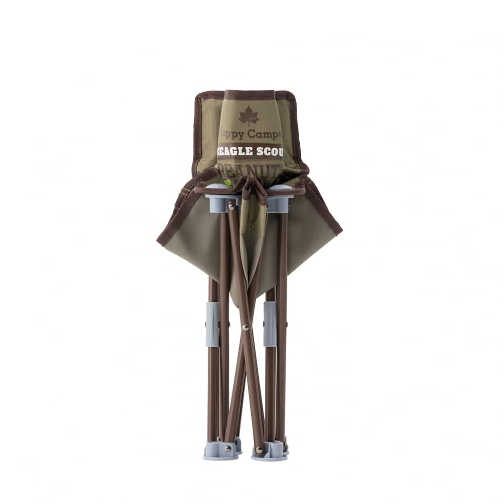 LOGOS SNOOPY Tiny 86001095 Khaki Peanut Outdoor Folding Camping Chair Chair-BA