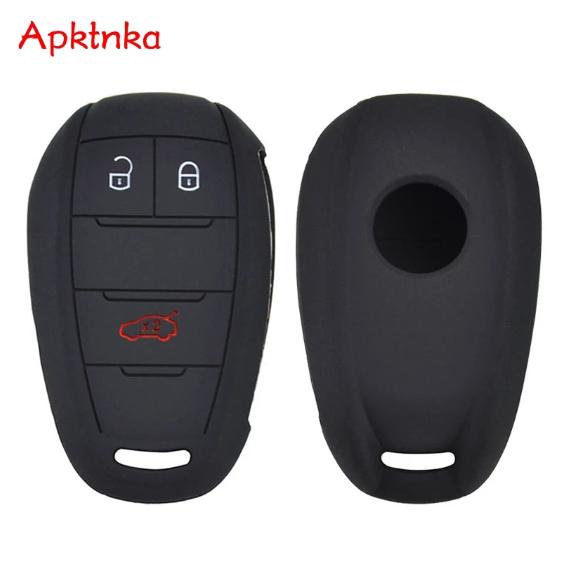 Силиконовый чехол для ключей от машины для Alfa Romeo Stelvio Giulia 2017 2018, чехол без ключа с дистанционным управлением, защитная пленка для ключей