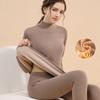 2Pcs Winter Lingeries Women Long Pants Thermal Underwear Sets Thick Intimate Set Fleece Long-Sleeved Undershirts Large Size