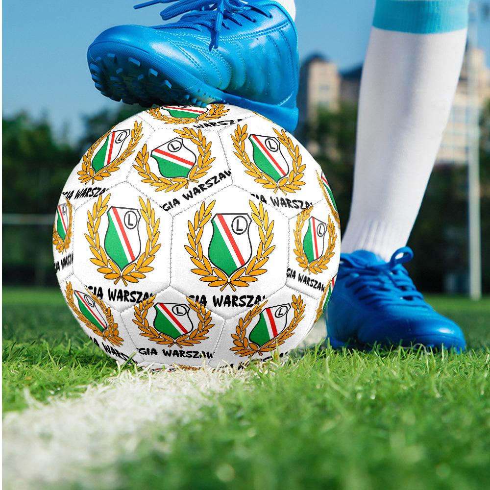 Legia Warsaw Theme Size 5 Match Soccer Ball Professional Outdoor Football Soft Touch Training Ball