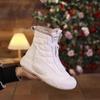 Winter Women's Cotton Shoes Plush Warm Women's Boots 2024 Fashion Comfortable Non-slip Women's Platform Snow Boots Zapatos Mujer