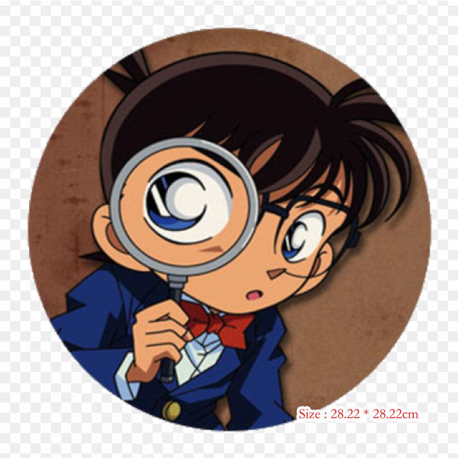 Детектив Конан, увеличительное стекло, Конан Эдогава, Хироши Агас, железные нашивки для DIY, теплопередача, одежда, футболка, термонаклейки, украшение, печать