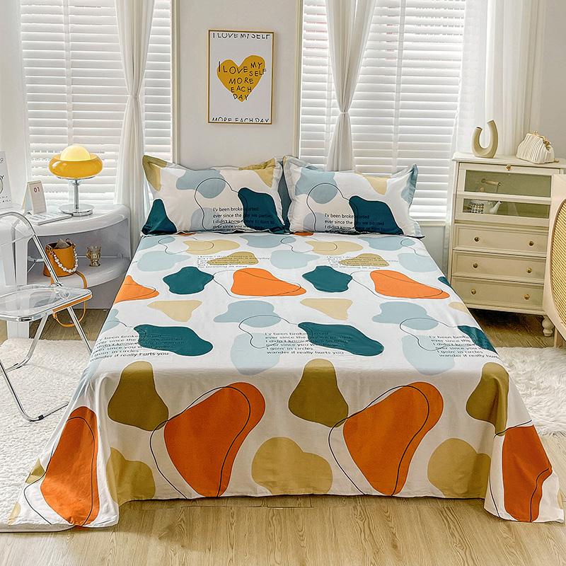 Комплект простыней из 4 предметов «Галактика», хлопковая простыня с изображением созвездия, простыня на резинке с изображением небесного космоса, звездного неба и астрологии, темно-синяя, двойная