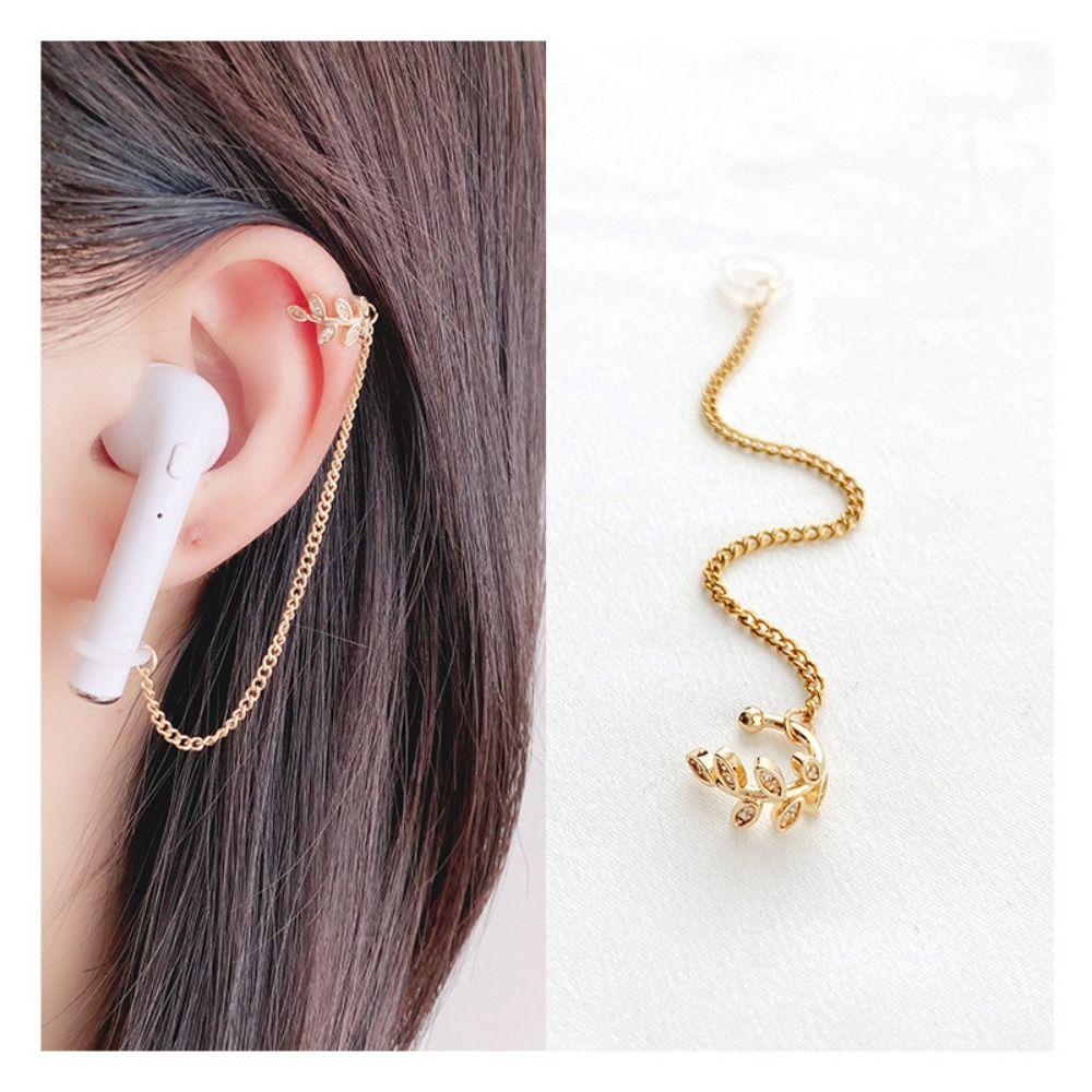 1 пара золотых Bluetooth-наушников-сережек, беспроводные держатели-клипсы для AirPods Pro 2/AirPods 3 2 1