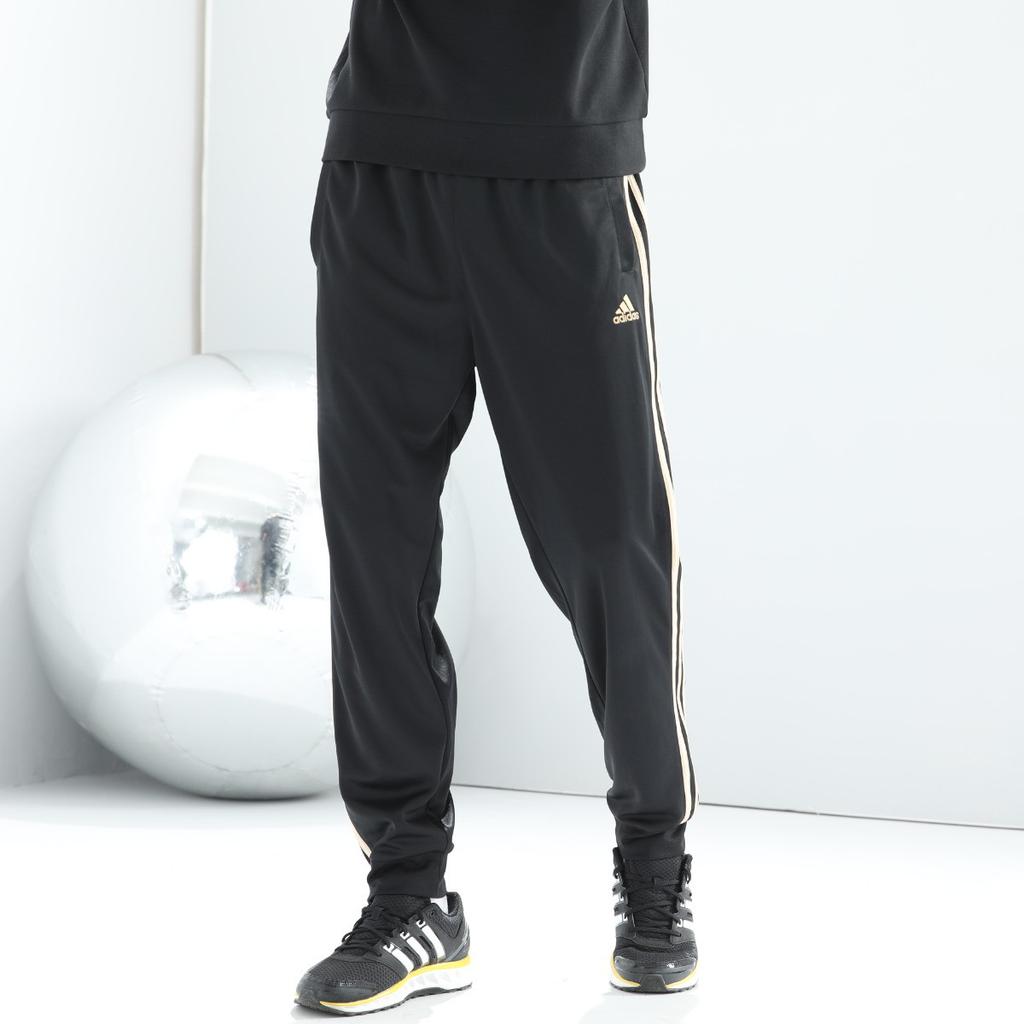 adidas Повседневные брюки мужские черные с золотом TR30P1R-BG