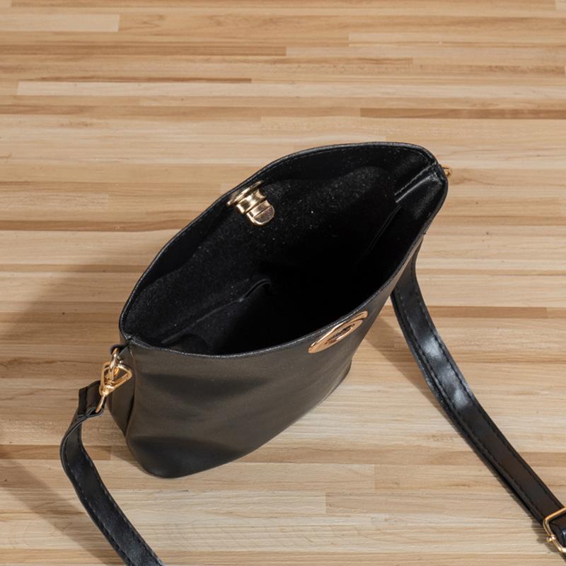 Простая и милая сумка для мобильного телефона для девочки Модная сумка через плечо с замком