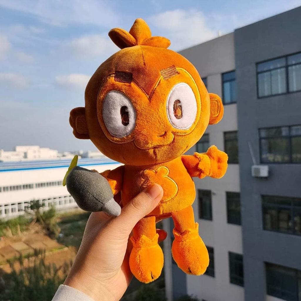 Bloons Monkey Plush Bloons Monkey City Cute Cartoon Monkey, Dart Monkey Plush Doll, Monkey King Soft Doll Bloons TD for Kids Children Gift Birthday