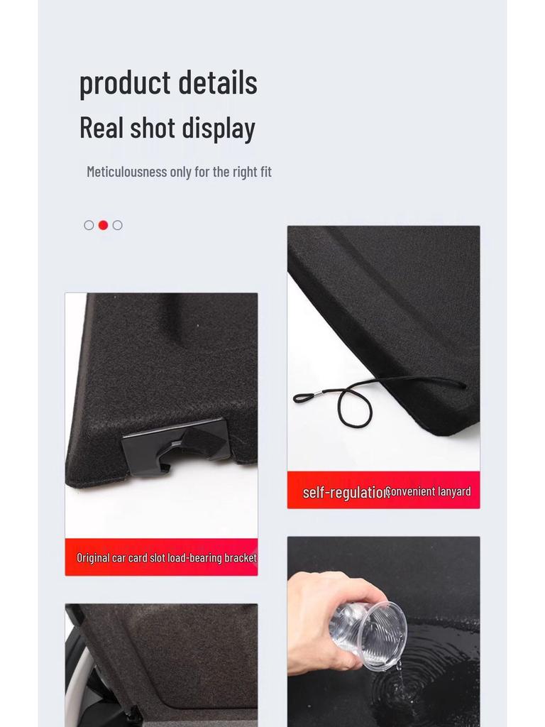 Аксессуары для Kia K2: Перегородка багажника и Доска для хранения солнцезащитных козырьков