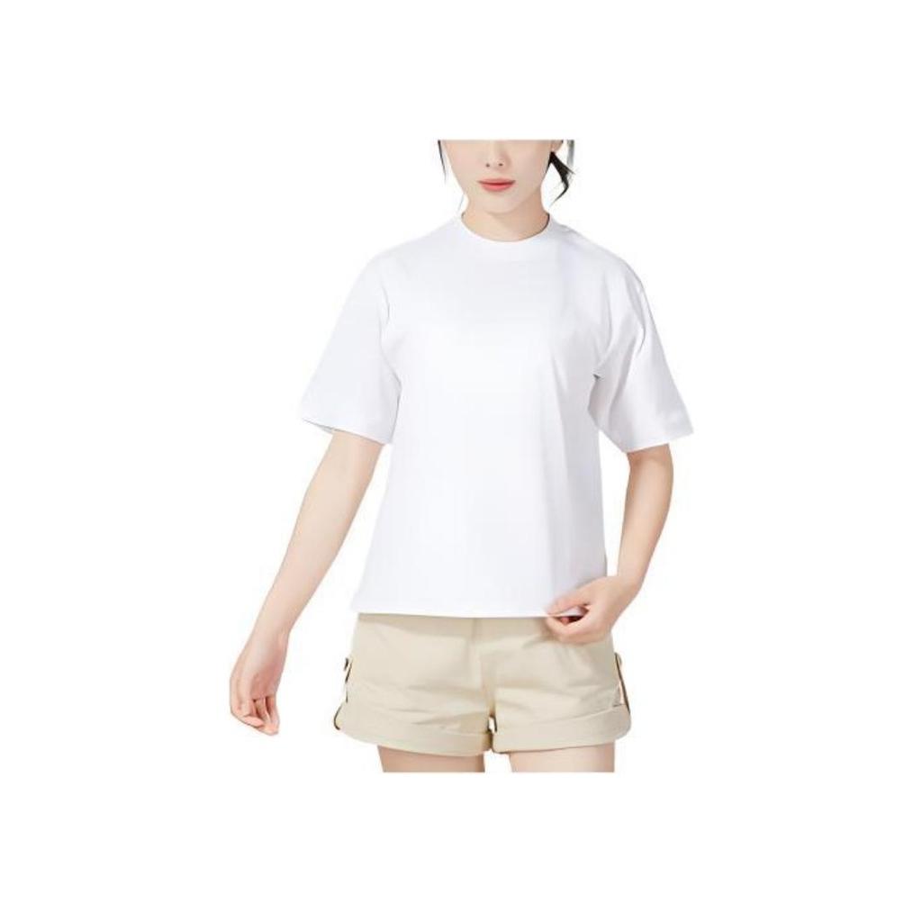 Puma Футболка Her Tee с принтом логотипа, свободный крой, короткий рукав, женские топы, белый цвет 676650-02