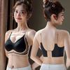 Lady Bra Seamless Thin Push-up 3D Full Cup Wide Shoulder Strap Anti-Sagging