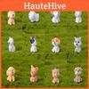 Adorable Mini Resin Dog Dolls 12 Style Ornaments Perfect For Charming Garden Decor