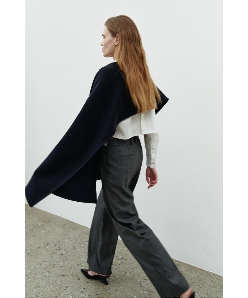RECODE Belted Drape Shawl Ryaaw25543Bkx