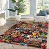 Galatasaray 95 Floor Mat Design for Foyer Game Room Balcony Hallway Anti-slip Rug Office home decor Perfect Gift for Women/Men