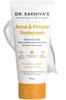 Доктор. Солнцезащитный крем Sakhiya’S от акне и прыщей SPF 50 (50г) Для жирной и склонной к акне кожи | Оксид цинка + Ниацинамид + Гиалуроновая кислота | Без масел, Не оставляет белых следов