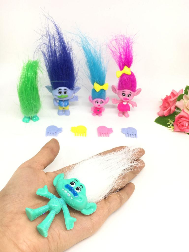 Premium 15cm Trolls Character Toys Featuring Poppy Branch Biggie For Kids