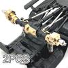 2Pcs 1/10 Brass Front Rear Bridge Axle Cover DIY Accessories Heavy Duty Upgrade for R1001 R1003