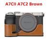Получехол из искусственной кожи для камеры Sony A7R5 A7RM5 A7RV A7CII A7C2 с отверстием для батареи, нижняя крышка