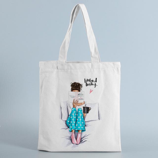 Холщовая сумка-тоут для женщин, эко многоразовая тканевая сумка для покупок, студенческие сумки для книг, женская повседневная сумка