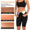 Women High Waist Sauna Short Sweat Training Pants Workout Fitness Exercise Body Shaper Slimming Thigh Shapewear Tummy Control Thermo Leggings