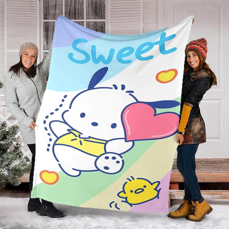 Shrek's Friends Flannel Fleece Blanket Cozy Warm Throw Blanket For Couch Bed Travel All Season Use