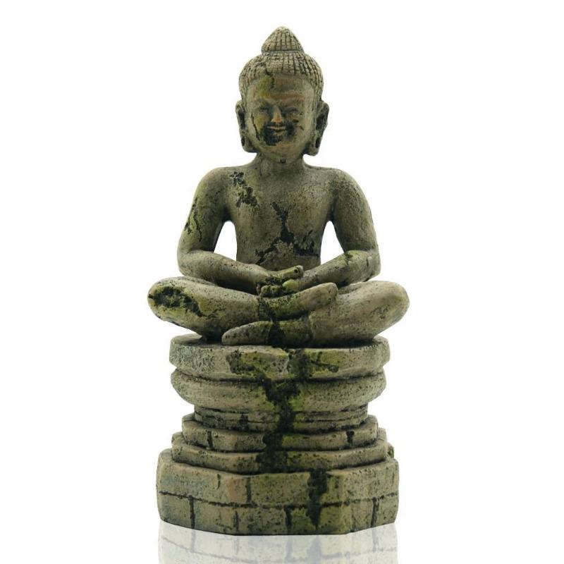 1PC Aquarium Landscape Decorations Buddha Statue Sitting Fish Tank Ornamental Crafts