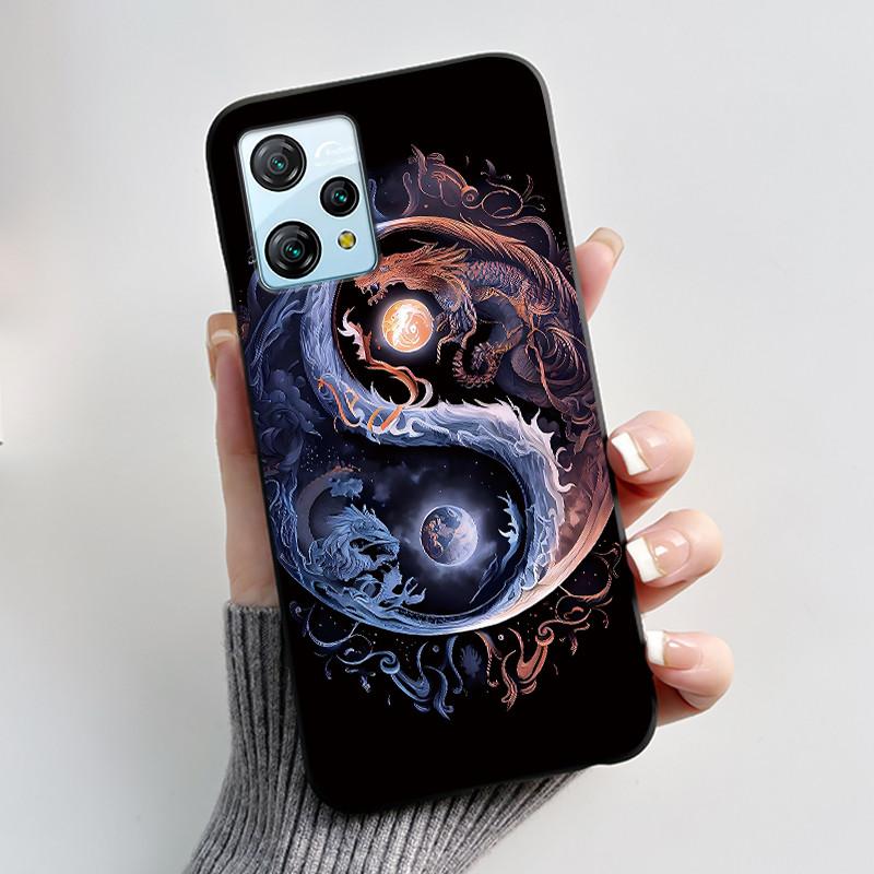 Для Blackview A53 Чехол Blackview A53 Pro Задняя крышка Роскошный Милый Любовь Кролик Забавный Черный ТПУ Мягкий Силикон Защитный Чехол для Телефона