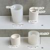 Форма для DIY cylindrical подсвечника, антипригарная подставка для свечи, гипсовая форма, длинные/короткие подсвечники, силиконовая форма, декор для дома