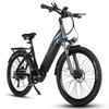 CmaceWheel L26 Moped Commuter E Bicycle 26Inch Step Through Electric Bike 500W Motor, 48V 17Ah Battery