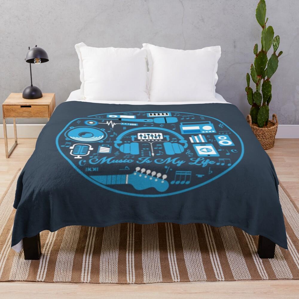Music Musician Throw Blanket