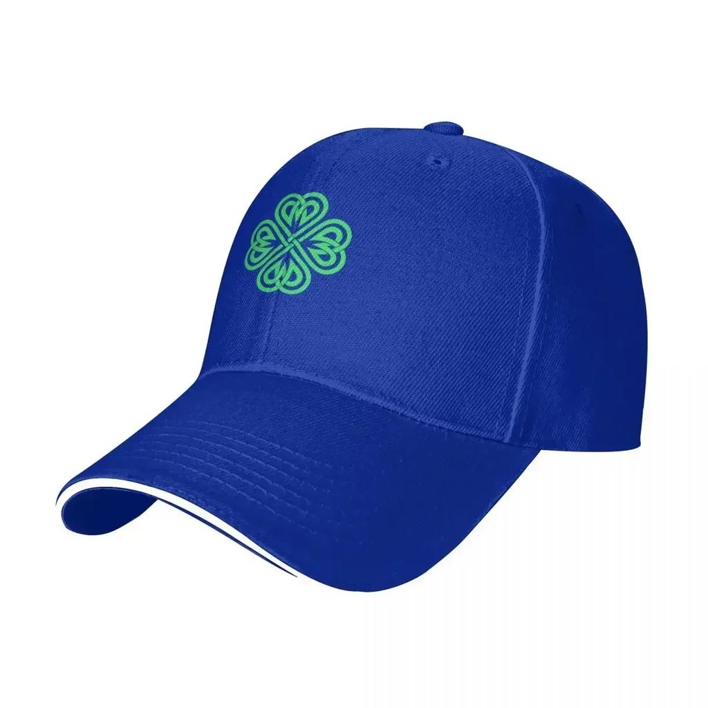 Knot Shamrock Heart St Patricks Day Irish Knot Gear Baseball Cap Snapback Cap Winter hat Golf Women Mens