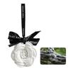 Car Hanging Air Freshener Beautiful White Flower Perfume for Car Styling Aroma Fresh Air Purifier Interior Decorations Ornament