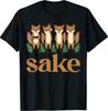 Для Fox Sake Четыре Лисы Забавная Лесная Животная Юмор Футболка