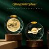 Happyhaves Calming Stellar Spheres - The Galaxy, Saturn and The Moon 3D Sphere Light and Lamp