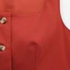 2025 Spring Women's European & American Style Square Neck Button-Down Top