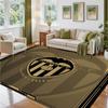 Valencia FC Design Crystal Velvet Rug Soft Decorative Mat for Bedroom Entrance