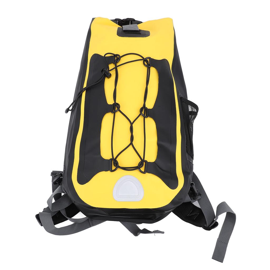 Water Proof Backpack Multifunctional 20L Large Capacity PVC Outdoor Sport Daypack for Travel Yellow