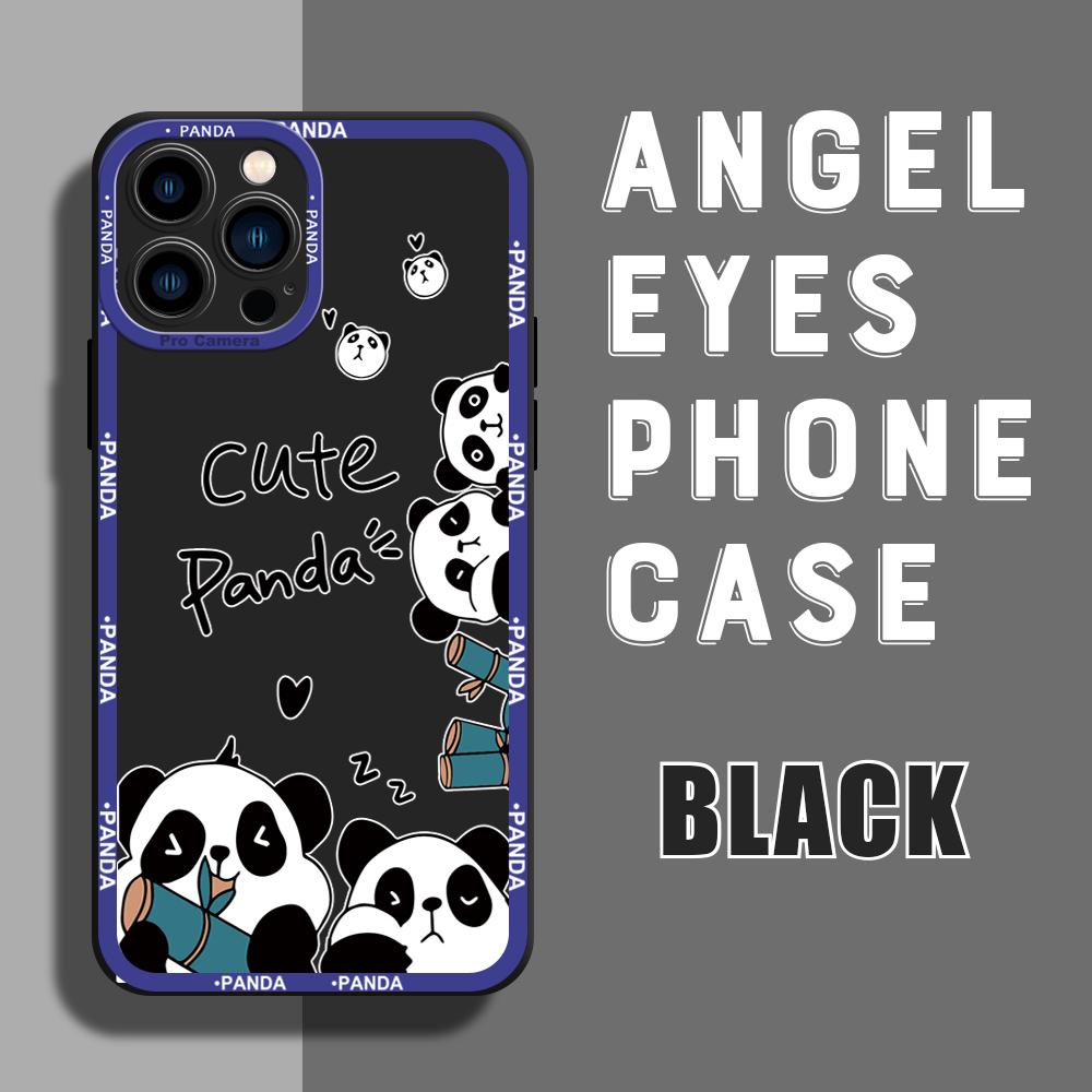 For iPhone 16 15 14 Pro Max Redmi Note 13 12 Pro Samsung S25 S24 Ultra A13 A14 A15 A16 Cartoon Lovely Panda Design Soft Silicone Phone Case