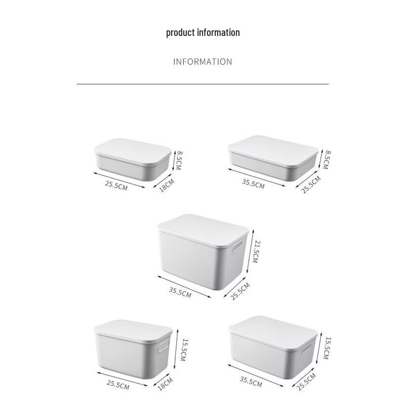 Miflame Multi-purpose Storage Baskets with Lids