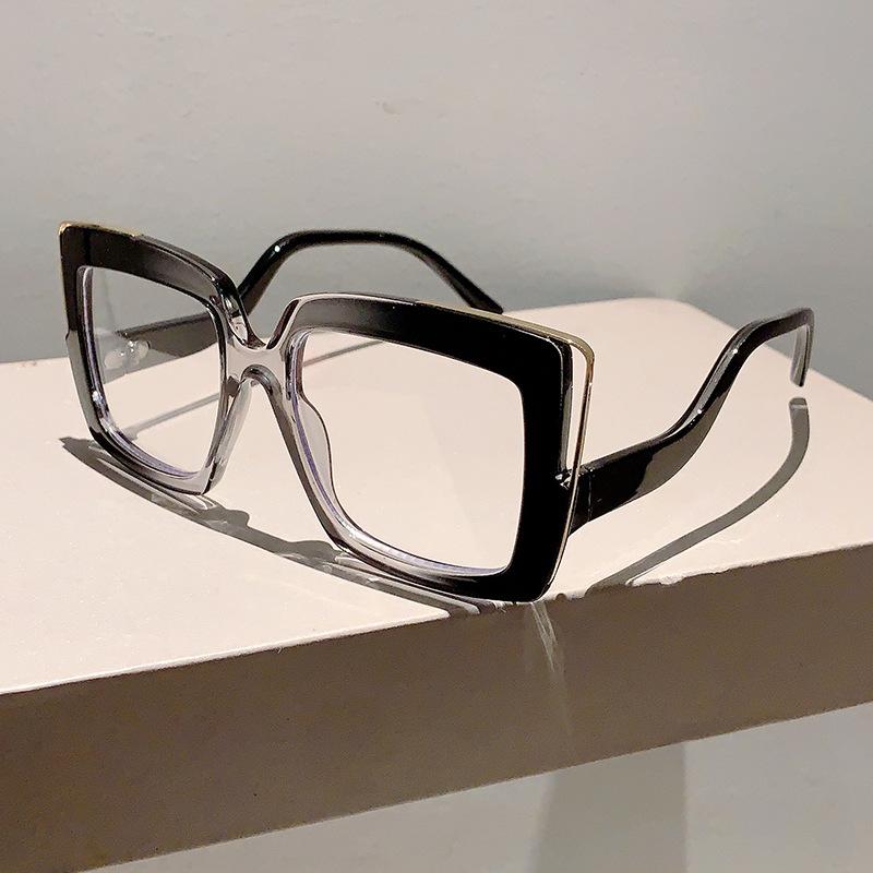 Винтажные Оверсайз Оптические Оправы для Очков с Защитой от Синего Света Женские Мужские Дизайнерские Тренд Оправы для Очков от Миопии