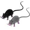 FRCOLOR Mouse Toys, Fake Mouse, Realistic Animals, Halloween Prank, Scary Mouse Plush Toy, Creepy Room Decoration, Prank Props, Ghost Party Gift, Set