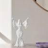 3D-печатная скульптура женщины-призрака, статуэтка духа для современного домашнего декора, минималистичная жуткая фигурка, фигурка леди-призрака для рабочего стола, книжной полки