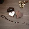 Ring Box Ultra-Light Item Storage Comfortable To Touch Love Heart Shaped Wedding Ring Box Jewelry Container for Home
