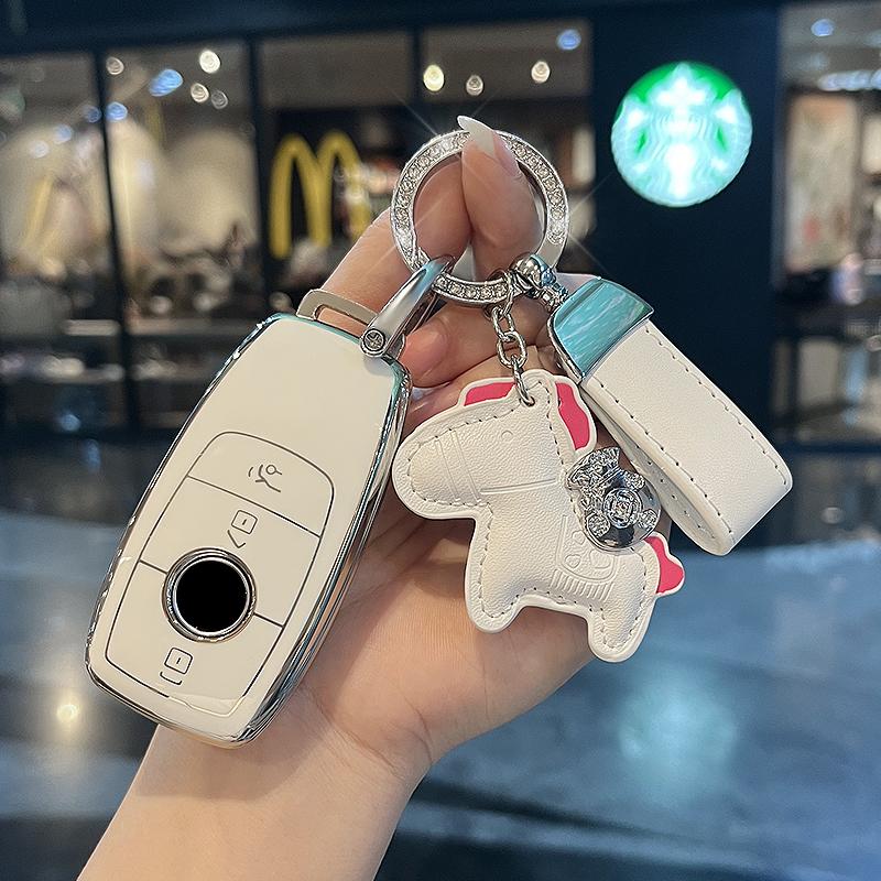 TPU Car Key Case Cover Protector Shell for Mercedes Benz A B C E S Class W204 W205 W212 W463 W176 GLS GLA GLK GLC CLS CLA AMG