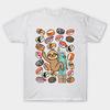 T Shirt Women Sloth Nyc Sushi Harajuku Print Kawaii Tshirt Summer Short Sleeve Female T-Shirt Top Tee