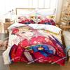 Anime Akai Haato Bedding Set Printed Comforter Quilt Bed Cover Duvet Cover Pillow Case 3 Pieces Sets Kids Adult Size Linen Sheet