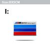 Стайлинг Автомобиля Эмблема Алюминиевый Сплав Наклейки Значки на Крыло Багажник Автомобиля Для BMW M E46 E90 E60 F30 F10 E39 E36 F20 G30 /Клапан Шины Автомобиля