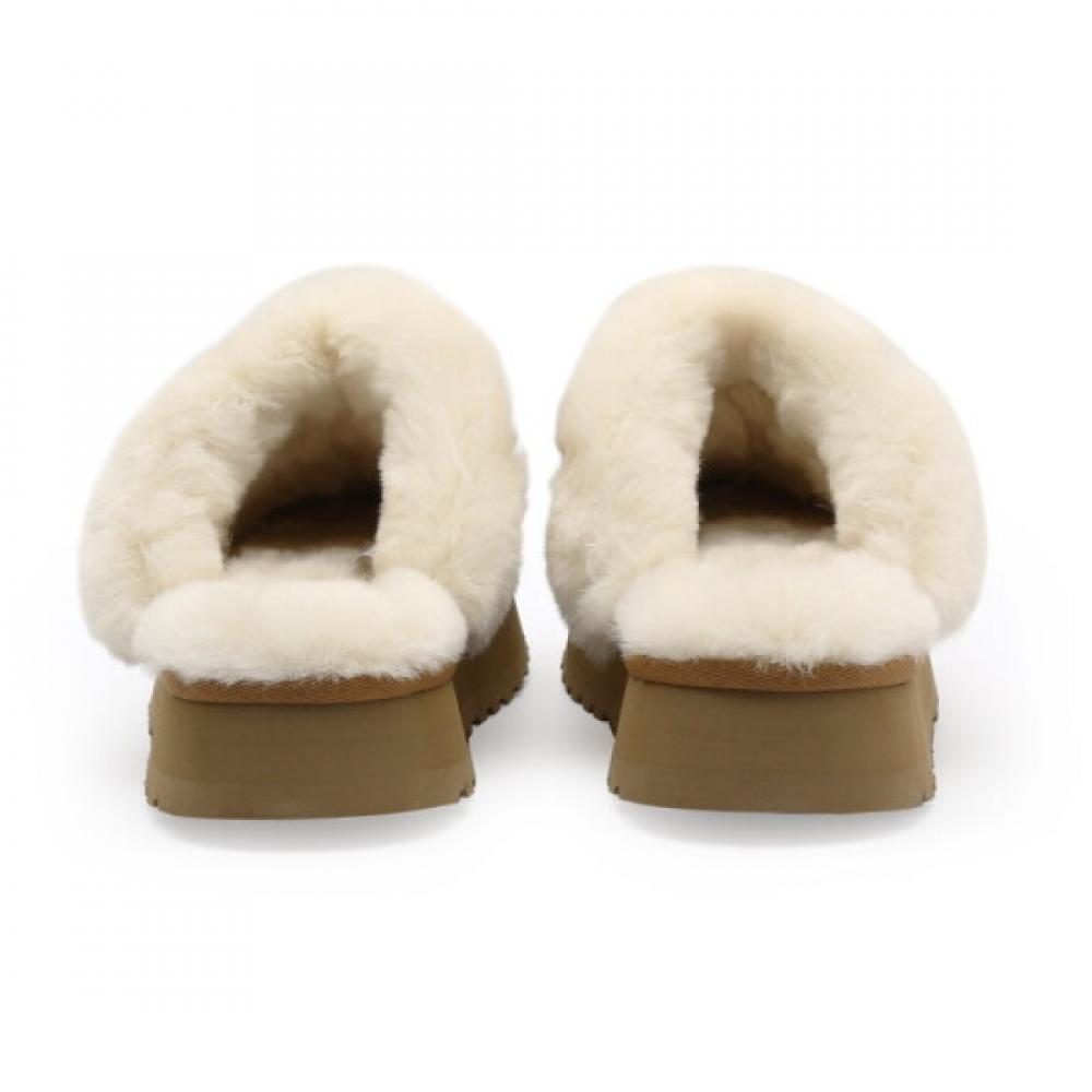 Ugg Disquette Platform Mule Shearling Slippers 1122550 Che