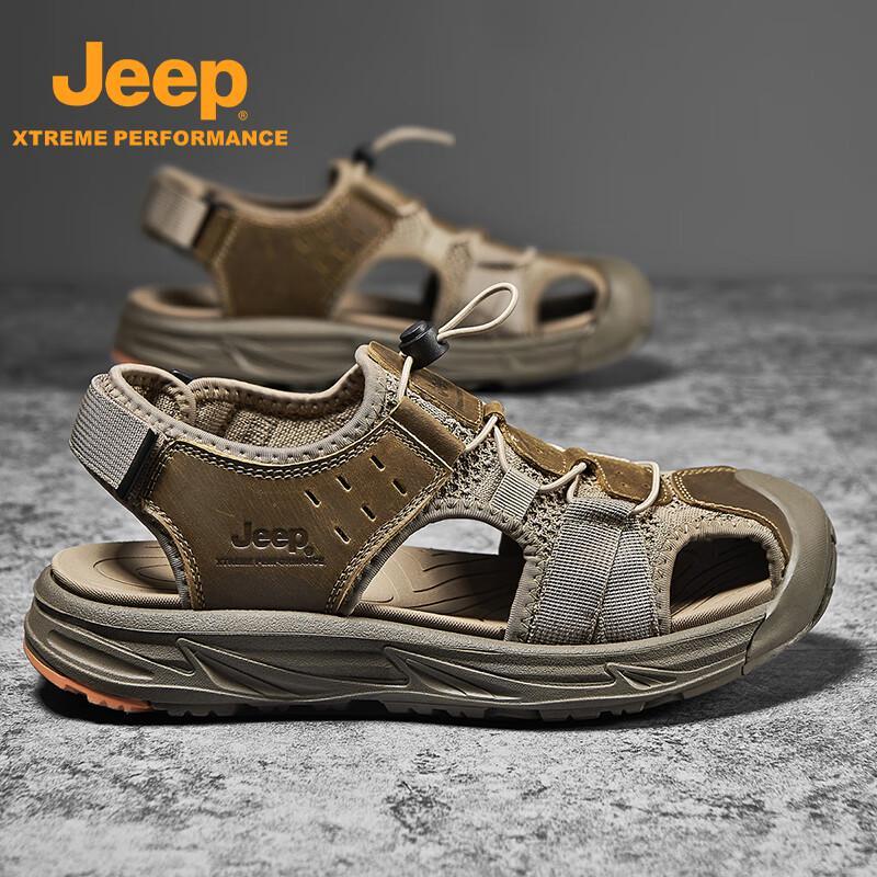 Jeep Мужские уличные водные сандалии